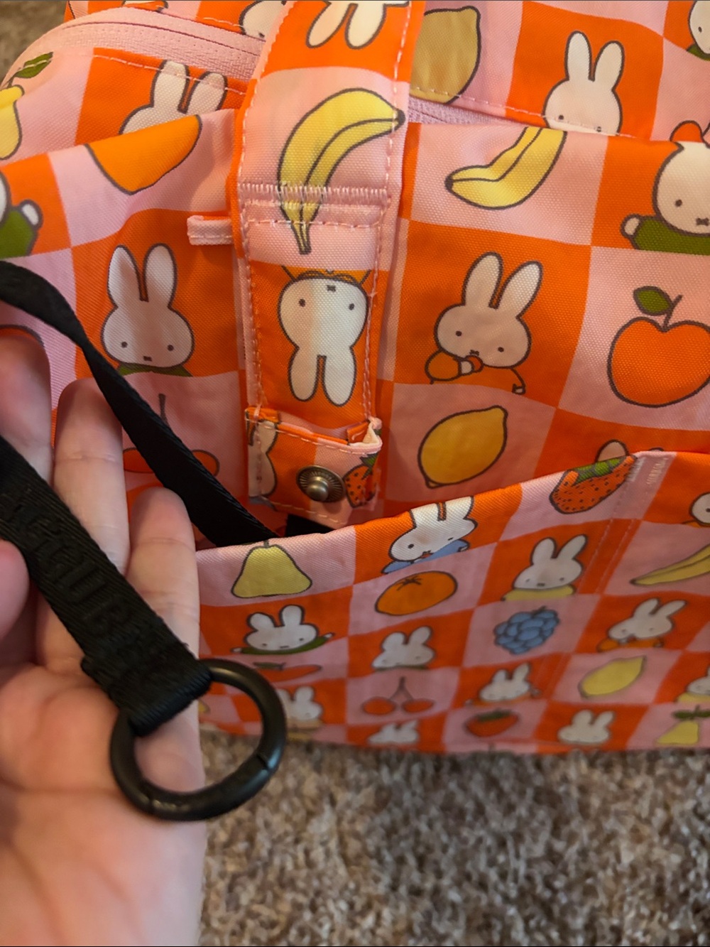 BAGGU X Miffy Every Day Cloud Bag +laptop sleeve Urban outfitters exclusive - Picture 8 of 11